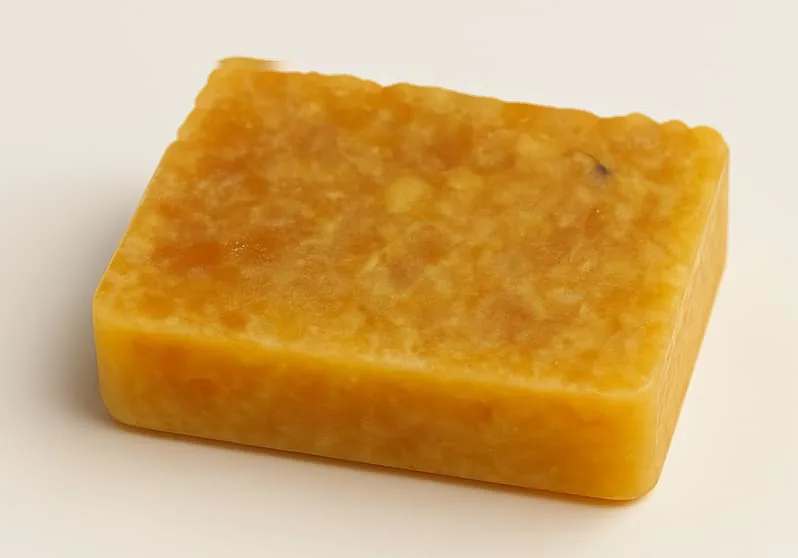 Jabón artesanal de naranja de Los Aromas de Rafa